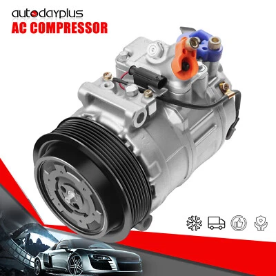 Compresor de aire acondicionado para Mercedes-Benz C230 2003-2005 1,8 L Porsche Cayman 2009-2012 Foto 1 de 4