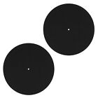 2 Pcs 12 Inch Vinyl Record Players Turntable Home Disc Protective Non Slip M ND2