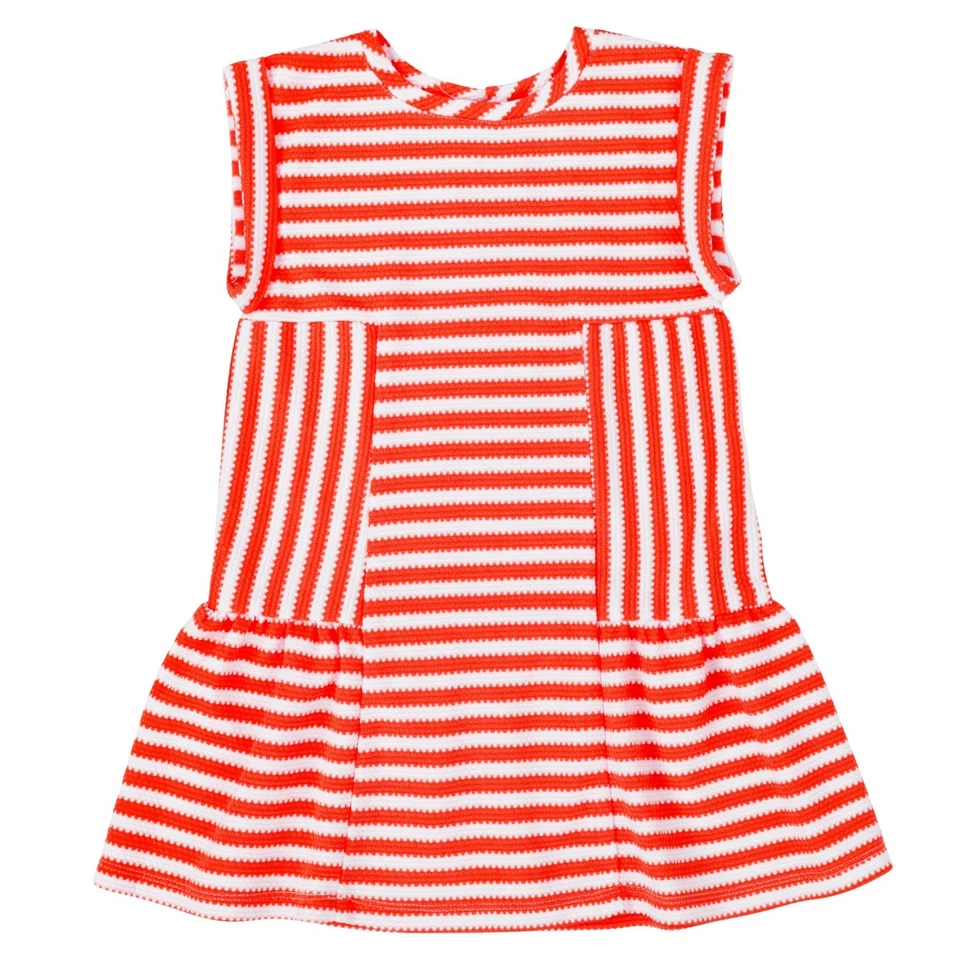 NIÑAS Vestido Deux par Deux Must Have Naranja Rayas Foto 1 de 2