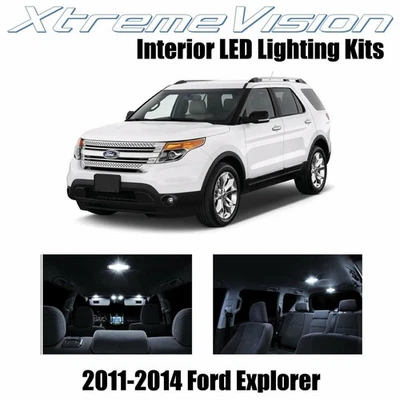 XtremeVision Interior LED for Ford Explorer 2011-2014 (6 PCS) Pure White - Image 1 of 4