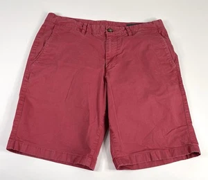 Pantalones Cortos Causal Bonobos 32 9 Pulgadas Entrepierna Rosa Lavado 100% Algodón Frente Plano - Imagen 1 de 3