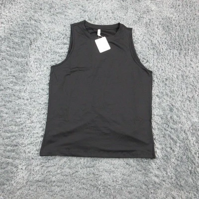 Camiseta sin mangas Fabletics para mujer mediana negra seca-flexible espalda abierta entrenamiento atlético nueva con etiquetas Foto 1 de 4