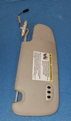 07-09 Lincoln MKZ Parasol Delantero Izquierdo Conductor Gris Parasol Parasol con Homelink Foto 1 de 4