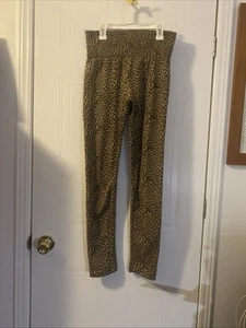 Women’s Leopard Print thermal Leggings Large - Picture 1 of 2