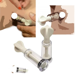 2 Nipple/Clitoris Suction Twist Pump Inverted Nipple Erector/Enlargement 1 Pair - Picture 1 of 11