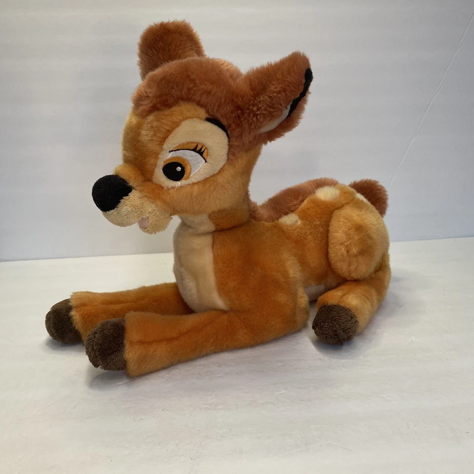 Disney Bambi Plush Stuffed Disney Store Medium 12”x10” Collectors Flower Doll - Image 1 of 4