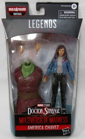 Hasbro Marvel Legends Rintrah BAF Series America Chavez 6" Figure Sealed Cover