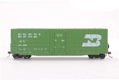 HO Roundhouse Burlington Northern 50 ft Hi-Cube Waffle-Side Box Car #316694 + KD Foto 1 de 4