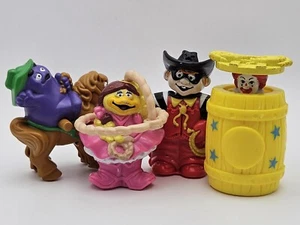 Vintage 1995 Mcdonald's MCRODEO Characters, Complete Set Of 4 ALL WORK - Picture 1 of 22