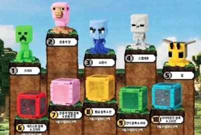 McDonalds x Minecraft Movie Happy Meal Toy 10-Piece Full Set 2025 Authentic KOR - Image 1 of 4