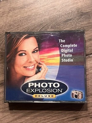 Photo Explosion Deluxe PC DVD-ROM Digital Photo Studio Deluxe 4-CDs - Image 1 of 4