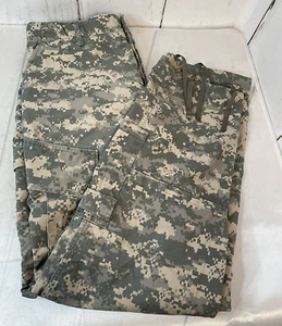 US Army Combat Cargo Pants Size 27 to 31" Digital Camo Ripstop Nylon/Cotton 1323 - Picture 1 of 12