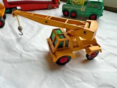 1960s Matchbox LESNEY KING SIZE 14 Taylor Jumbo Crane K-14 Red Hubs - Image 1 of 4