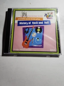 History of Rock & Roll Printable Music Lesson Plans CD-ROM Factory Sealed CD48 - Picture 1 of 2