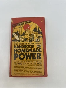 Handbook Of Homemade Power Paperback Book 1974 Bantam Mother Earth News Vintage - Imagen 1 de 24