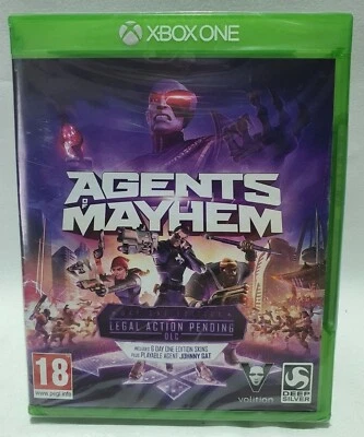 Agents of Mayhem Day One Edition Microsoft Xbox One New Factory Sealed - Image 1 of 4