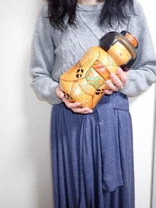 Vintage 1.3kg 24 cm Tatsuo Kato Paulownia's Thoughts Wooden Sosaku Kokeshi Doll - Picture 1 of 17
