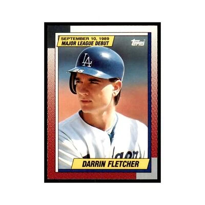 1989 Topps Major League Debut Darrin Fletcher Baseball Cards #38 - Image 1 of 3