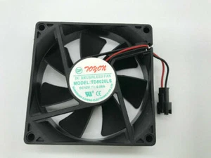 1 PC TOYON Cooling Fan TD8020LS DC 12V 0.08A 8020 8CM 2 Pin 80*80*20MM - Picture 1 of 4