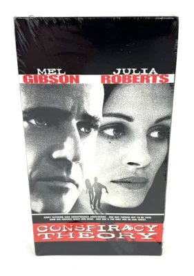 NEW Conspiracy Theory VHS Rare HTF Sealed Scary Action Thriller Mel Gibson OOP - Image 1 of 4