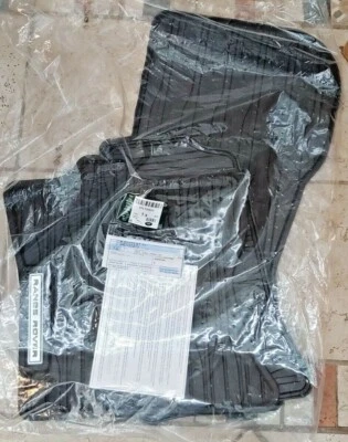 Juego de alfombrillas de goma negras Land Rover OEM genuinas Range Rover Velar L560 LHD nuevas Foto 1 de 4