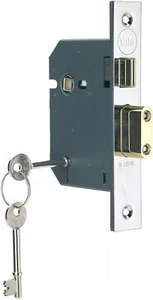 Yale 5 Lever 2.5" Mortice Sashlock - P-M550-CH-65 - Chrome - Picture 1 of 5