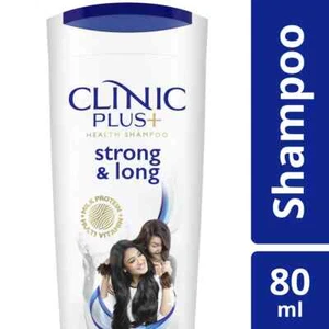 NEW 80 ML , Clinic Plus+ Strong and Long Health Hair Shampoo -Milk Protein - Picture 1 of 5