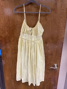 Women "Ulla Johnson" lemon yellow spaghetti strap sundress. Size 6 - Picture 1 of 2