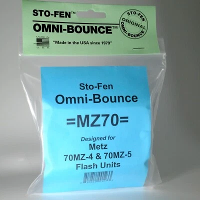 Flash Diffuser GENUINE Sto-Fen Omni-Bounce OM-MZ70  Metz 70 MZ4, 70 MZ5, 76 MZ5 - Image 1 of 4