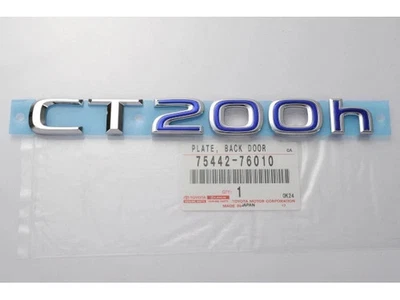 TOYOTA LEXUS Back Door Name Emblem for CT200h ZWA10 2011-2017 75442-76010 - Image 1 of 2
