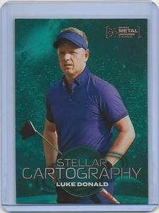 2024 Luke Donald Skybox Metal Universe Champions Cartografía Estelar Aqua 132 - Imagen 1 de 2