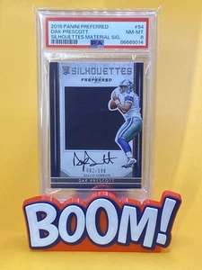 2016 Panini Preferred Rookie Silhouettes Dak Prescott /199 RPA ON CARD AUTO PSA - Picture 1 of 2