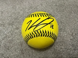 SAVANNAH BANANAS KYLE LUIGS SIGNED OFFICIAL BANANA BALL BASEBALL COA - Picture 1 of 4