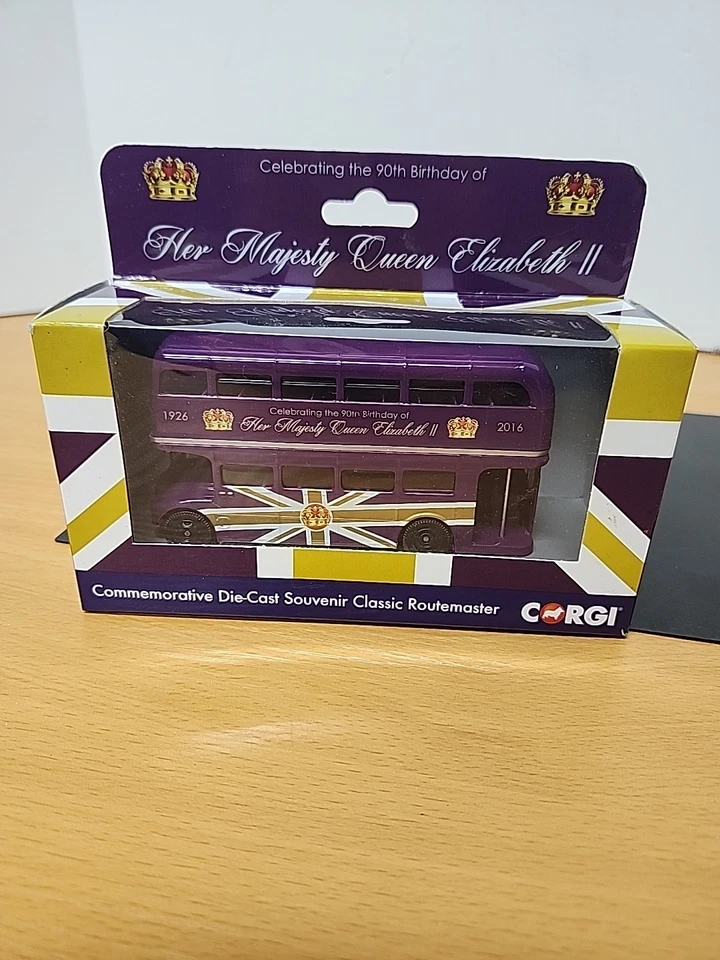 NEW~CORGI ~ Commemorative Die-cast ~ Classic Routemaster ~ QUEEN'S 90th Birthday - Image 1 of 4