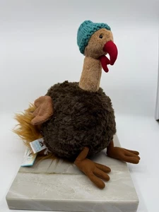 Jellycat Authentic Theo Turkey Stuffed Animal 11" Thanksgiving Holiday US Seller - Picture 1 of 8