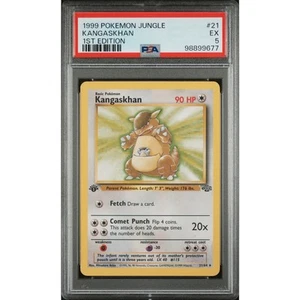 1999 Pokemon Jungle First Edition #21 Kangaskhan PSA 5 - Picture 1 of 3