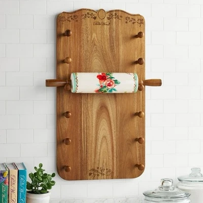 The Pioneer Woman Painted Meadows 26-inch x 14-inch Ceramic Rolling Pin with Hol - Image 1 of 4