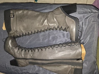 Torrid Faux Leather  Knee Boot taupe Women size 9  - Image 1 of 4