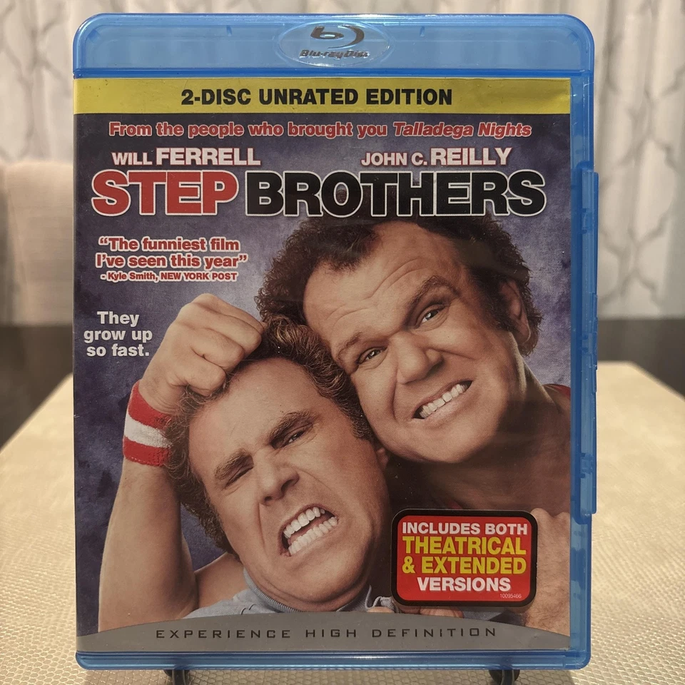 Step Brothers Blu-ray 2-Disc Unrated Theatrical Extended Comedy Will Ferrell - Image 1 of 3