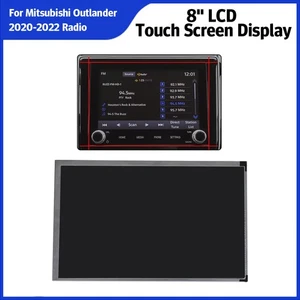 Replacement 8" LCD Display Touch Screen for Mitsubishi Outlander MK3 Radio NAV - Picture 1 of 6