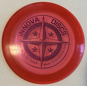 Innova Champion Groove Protostar rot mit lila Folie Disc Golf Distance Driver - Bild 1 von 2