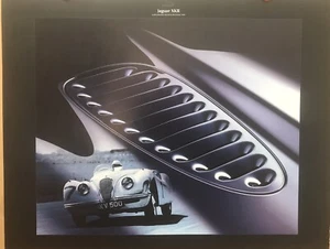 Jaguar XKR Leslie Johnson’s HK 120 In Silverstone 1949 Orig Jaguar Car Poster - Picture 1 of 2