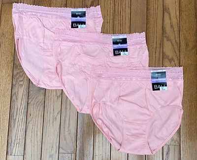 Nuevo PACK DE 3 bragas calzoncillos BALI Comfort Revolution de encaje sin costuras para mujer talla 6/7 Foto 1 de 4