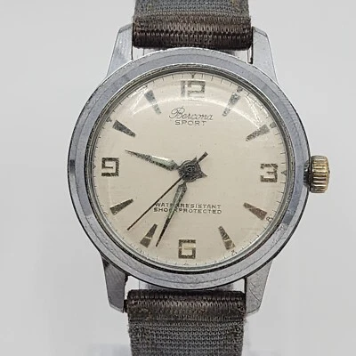 复古 Bercona Sport 手动上发条手表 用于零件维修 — 第 1/4 张图片