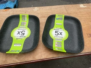 2 X Scoville Neverstick 36cm Aluminium Non Stick Roaster Oven Tray - Picture 1 of 3