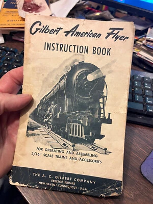 Gilbert American Flyer Instruction Book 3/16" scale  1950's era - Image 1 of 4