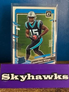 NFL 2023 Donruss Optic Jonathan Mingo WR Rated Rookie RC #259 Panthers - Picture 1 of 4