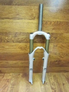 VINTAGE MARZOCCHI BOMBER MX COMP 1 1/8" x 7 1/4" CANTI DISC 26" SUSPENSION FORK - Picture 1 of 10