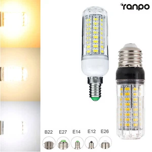 Dimmable 12v 20w Led Corn Light Bulbs E14 Power Lamp 72leds Bedroom Replace Bulb - Picture 1 of 18