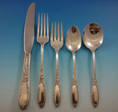 Juego de cubiertos de plata de ley Virginian by Oneida servicio 36 piezas Foto 1 de 4